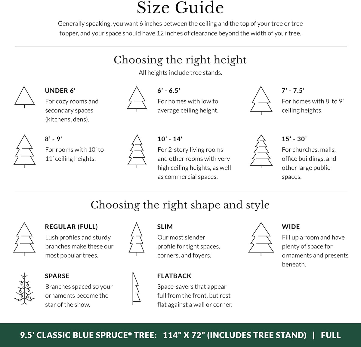 Balsam Hill 9.5ft Pre-Lit Classic Blue Spruce - Artificial Christmas Tree with 5,248+ Tips, Twinkly LED Smart Lights, Easy Plug System & Premium Stand for Indoor Holiday Decorating