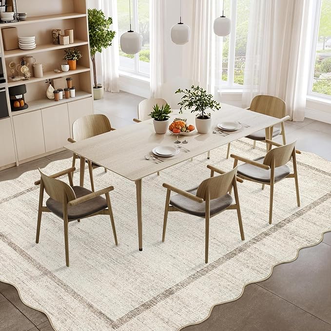 GarveeHome Scalloped Washable Rugs 5x7 Rug - Image 9