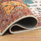 SERISSA 3x5 Washable Non Slip Boho Area Rug - Image 8