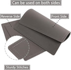 Set of 8 Faux Leather Placemats, PU Mats - Waterproof, Stain & Heat Resistant, Non-Slip, Easy to Clean for Kitchen, Dining, Conference Tables