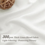 Cute Pinch Pleat Pure White Sheer Curtains 63 Inch Length 2 Panels Set - Image 2
