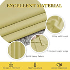 NICETOWN Paler Yellow Blackout Curtains - Image 3