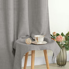 72 inch Length Linen Curtains for Living Room 2 Panels, Soft Privacy Drapes - Image 8