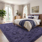 4x6 Taro Purple Fluffy Soft Area Rug Non-Slip - Image 3