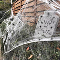 600 sqft Spider Web Halloween Decorations With 20 Fake Spiders - Super Stretch Cobwebs for Party Decor and Supplies