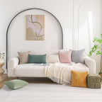Set of 4 Sage Green Decorative Throw Pillow Covers 20x20 Inch Corduroy Pillow - Image 2