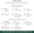 Balsam Hill 6.5ft Pre-Lit Classic Blue Spruce Artificial Christmas Tree with 2,144+ Tips, 330 Twinkly LED Smart Lights, Easy Plug System, Premium Stand & Storage Bag for Indoor Holiday Decorating