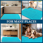 OLANLY Dog Door Mat for Muddy Paws 54x24, Super Absorbent Chenille Mud Mat | - Image 8