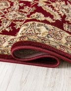 Rugs.com Aditi Collection Rug – 4x6 Oval Red Medium-Pile Rug Perfect - Image 5