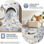 UERMEI 8x10 Area Rug Living Room Rugs - Image 9