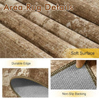 6Ft Round Area Rugs for Living Room, Soft Non-Slip Washable Rugs Modern - Image 6