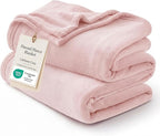 Bedsure GentleSoft Pink Fleece Blankets King Size by Unknown