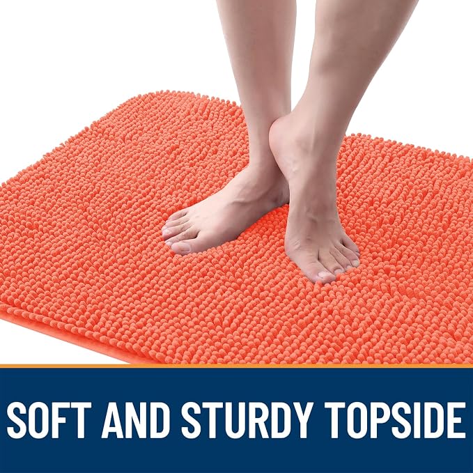 OLANLY Dog Door Mat for Muddy Paws 70x32, Super Absorbent Chenille Mud Mat | - Image 4