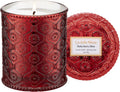 LA JOLIE MUSE Ruby Berry Bliss Scented Candle – Mandarin, Cranberry & Plum | 6 oz Festive Fall Candle | 40 Hours Clean Burn|Vibrant Scent| Gift for Hosts|Fall Tablescapes