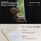 102 Inch Pinch Pleated Blackout Curtains - Image 2