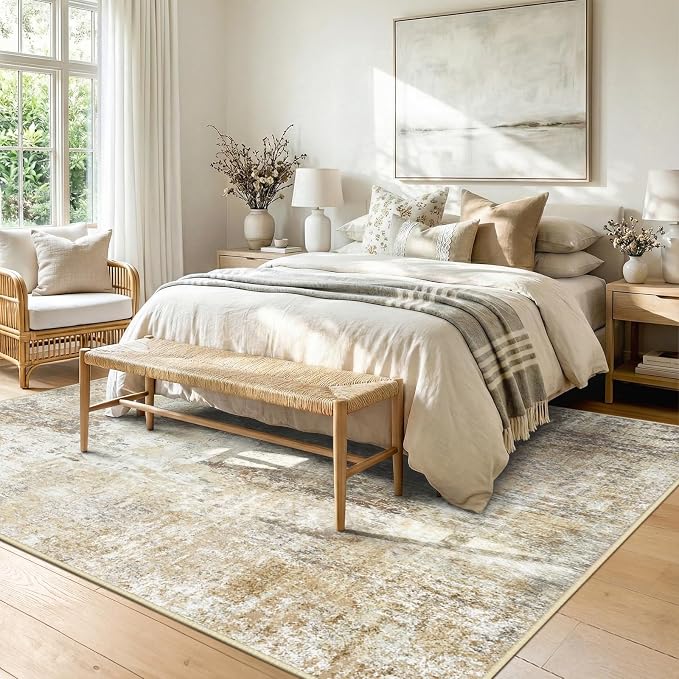 RELEANY Washable 10'x14' Abstract Area Rug - Image 2