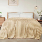 Exclusivo Mezcla Striped King Size Fleece Blanket by ExclusivoMezcla