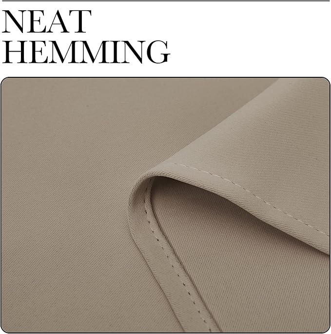 NICETOWN Window Curtain Panels, Thermal Insulated Solid Grommet Blackout - Image 7
