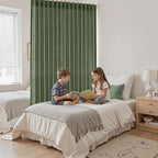 Extra Wide Linen Curtains for Living Room 108 Inch Length for Room Divider - Image 8