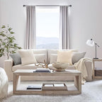 Topfinel 4 Packs Neutral Decorative Throw Pillows Covers 20x20 Inch - Image 3