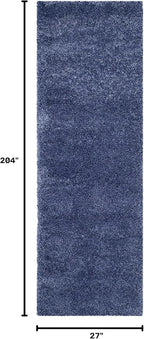 SAFAVIEH California Shag Collection Runner Rug - Image 2