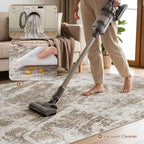 DMOYEST 6x9 Washable Area Rug: Abstract Modern Non-Slip Carpet, Soft Low Pile - Image 6