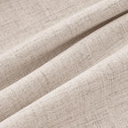 MIULEE 100% Blackout Linen Curtains 42 x 63 Inch Natural 2 Panels | Thermal - Image 9