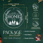 New Home Ornament 2024, Our First Christmas in Our New Home 2024, New House Gift Ideas for Couple, Welcome Home Gifts, Housewarming Gifts