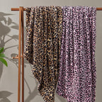BEDELITE Fleece Blanket Soft Plush Twin Size Blanket Brown Leopard 60"x80" | - Image 7