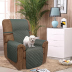 U-NICE HOME Reversible 23''Recliner Small Chair Cover, Pet Friendly, Elastic - Image 2