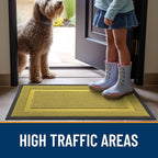 OLANLY Front Door Mat Outside 71x23, All-Season Heavy-Duty Rubber Doormat | - Image 6
