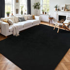 4x6 Area Rugs for Living Room Non Slip Dorm Bedroom Rug, Minimalist Washable - Image 3