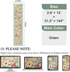DUKINO 2.6x12 Kitchen Runner Rug, Floral Non Slip Long Washable Rug, Stain - Image 2
