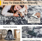 RELEANY Washable 8'x10' Abstract Area Rug - Image 4