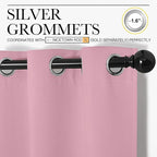 NICETOWN Bedroom Curtain Panels Blackout Draperies, Thermal Insulated Solid - Image 3