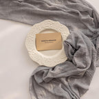 6pcs Dusty Blue Gauze Rustic Cheesecloth Table Runner 120 Inch 10 FT for Wedding Baby Shower Bridal Shower Birthday Engagement Garden Outdoor Party Long Sheer Boho Decorations