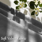 GIGIZAZA Dark Grey Velvet Throw Pillow Covers 22x22 Pack of 2 | Decorative - Image 5