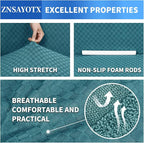ZNSAYOTX 1 Piece Jacquard Chair Slipcovers - Image 4