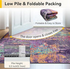 RELEANY Washable 7'x9' Abstract Area Rug - Image 6