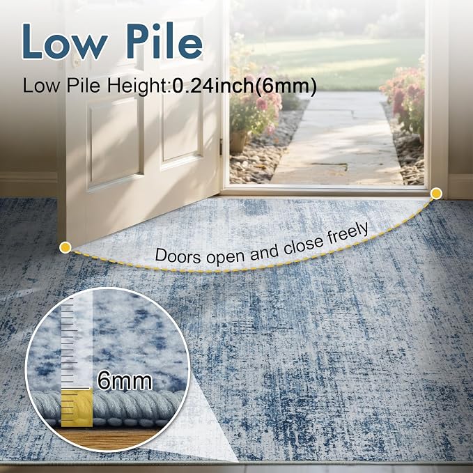 6x9 Ft Large Area Rugs for Living Room, Soft Non-Slip Washable Rugs Modern - Image 7