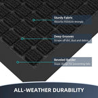 Front Door Mat Outside Entrance, Heavy Duty Waterproof Doormat | 73"x46" - Image 4