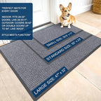 OLANLY Front Door Mat 71x23, Waterproof Heavy-Duty Indoor Outdoor Doormat | - Image 2