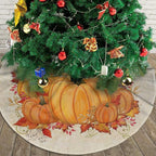 Christmas Tree Skirt,Fall Blessings Xmas Tree Skirt Rustic Farmhouse Tree Skirt for Christmas Decor Xmas Holiday Home Party Decorations30