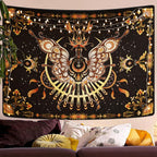 CHDGDHC Butterfly Tapestry - Moth Wall Hanging, UV Resistant, Waterproof, Machine Washable, Lightweight, Psychedelic Bedroom Aesthetic Decor for Bedroom, Living Room, Yoga Room - 39.37x29.92 Inch