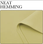 NICETOWN Kitchen Curtains, Short Blackout Drapes, Paler Yellow, Thermal - Image 6