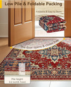 RELEANY Washable Area Rug, Runner 2'6"x5', Water Repellent, Pet Friendly - Image 4