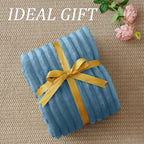 BEDELITE Ribbed Fleece Throw Blanket - Image 6