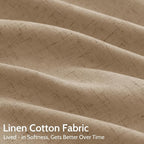 Sand Beige Curtains 102 Inches Long - Image 4