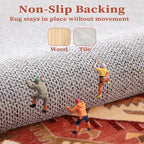 SERISSA 2x3 Washable Non Slip Boho Small Area Rug - Image 4
