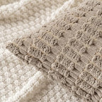 MIULEE Corduroy Decorative Throw Pillow Covers 18x18 Light Brown Pack of 2 | - Image 6